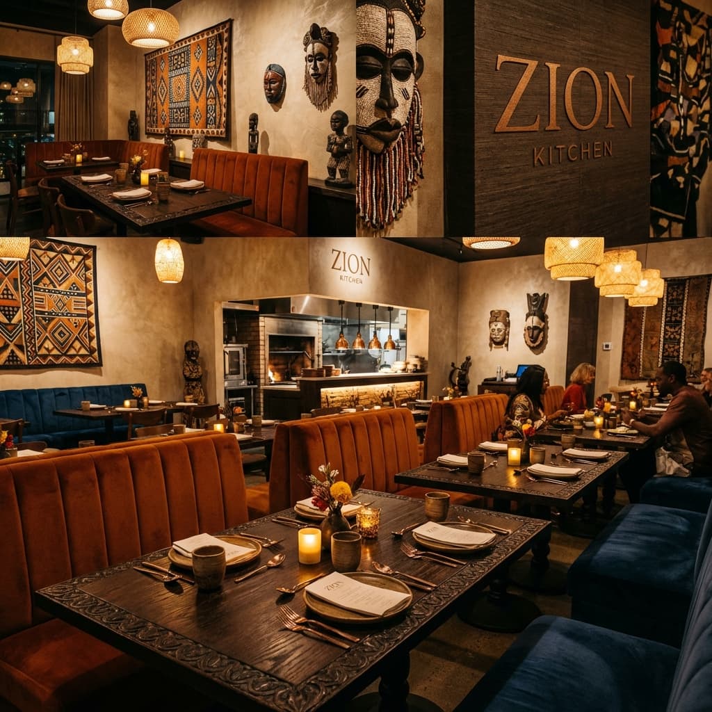 Zion Kitchen dining room
