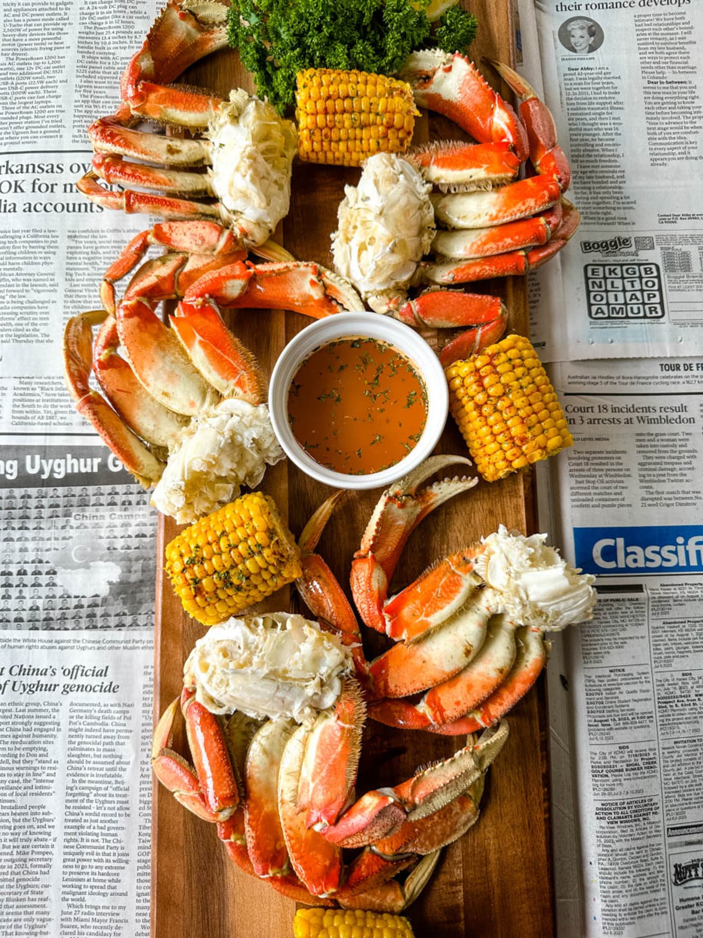 Half Lb Dungeness Crab Leg