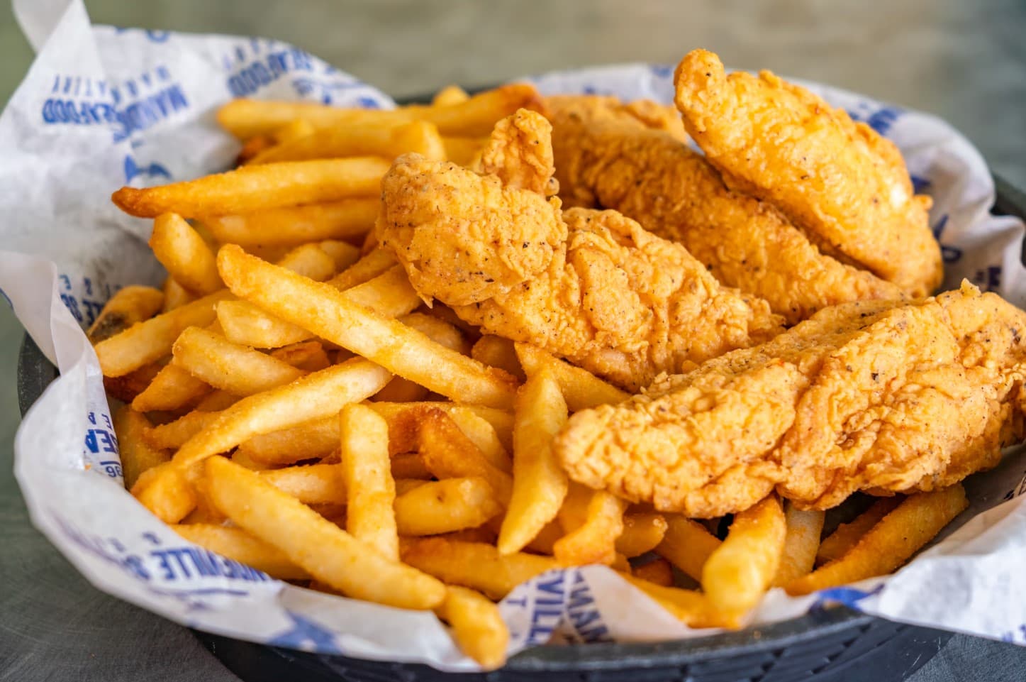 Chicken Tenders Basket (2) & Fries